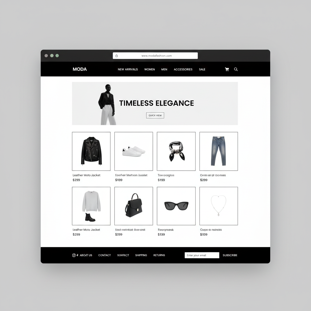 E-commerce store