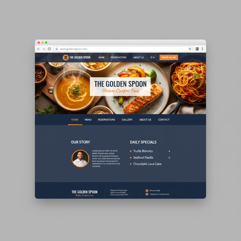 Restaurant website